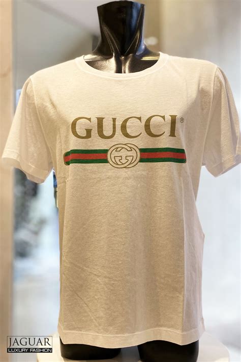 gucci vintage jaguar t shirt|Gucci oversized t shirt.